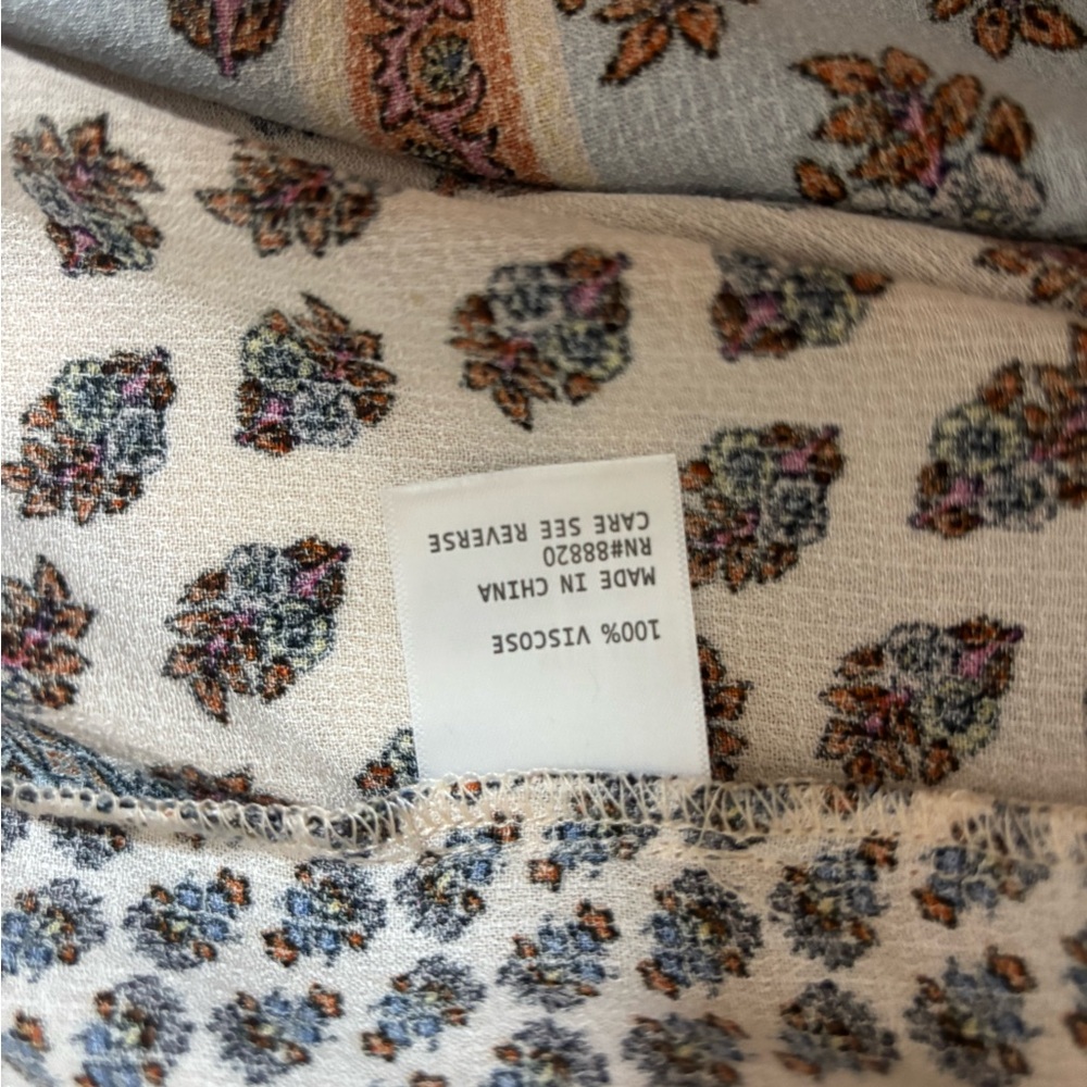 Women's Patchwork Sleeveless Blouse Small - Picture 8 of 8